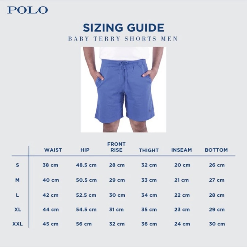 Polo Shorts Pants Baby Terry Mens Bear Orange 0015.52.0x