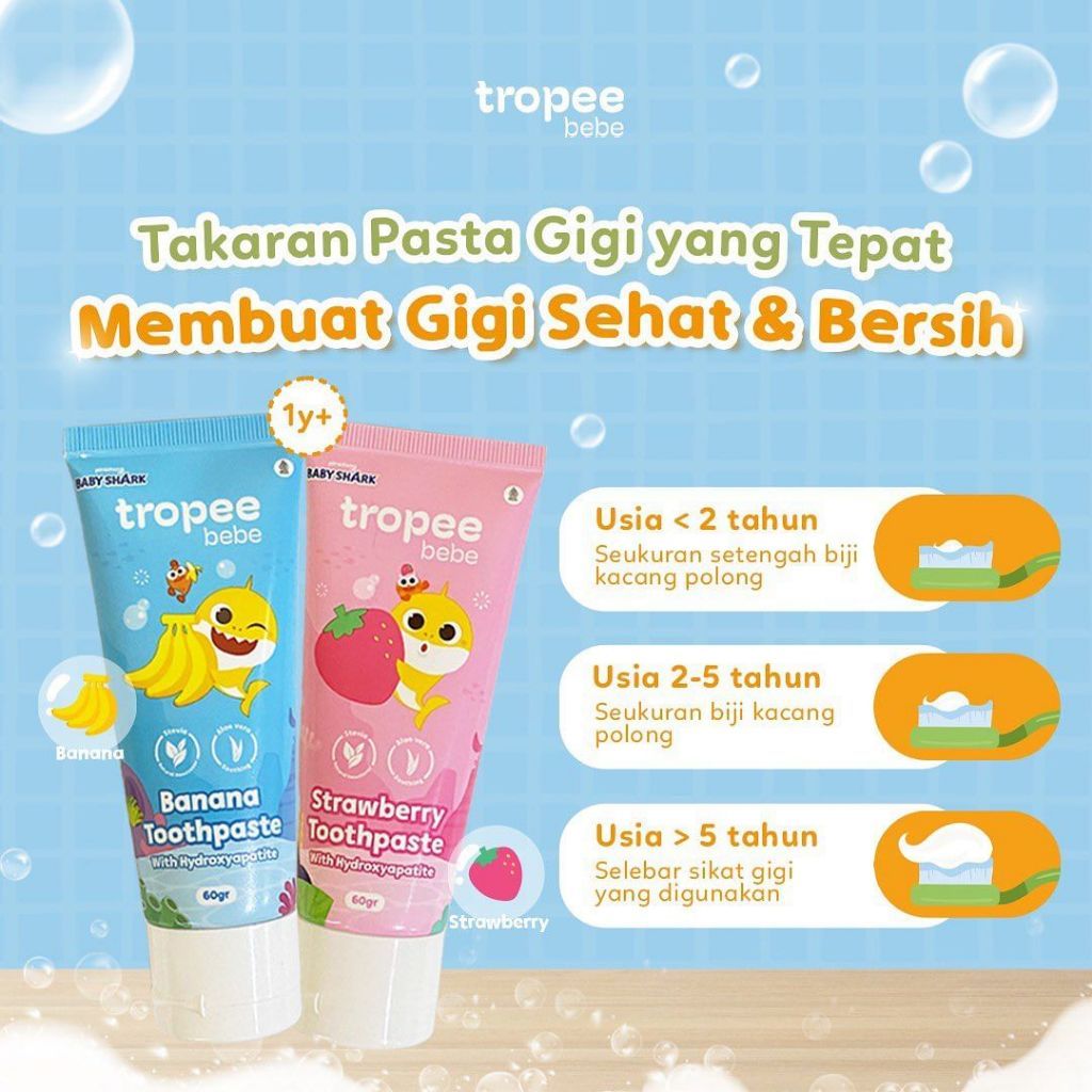 Tropee Bebe X Pinkfong Toothpaste 5