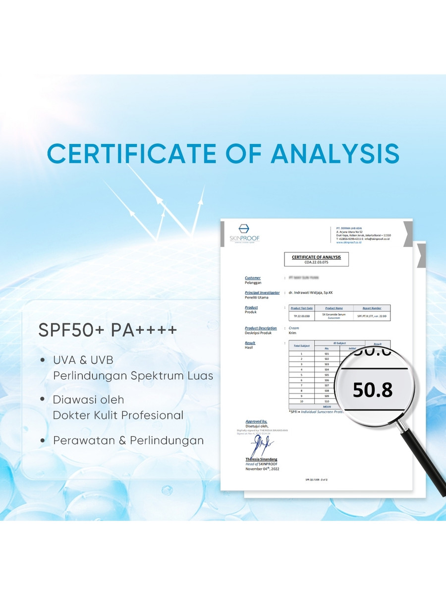 SKINTIFIC Cosmetics SKINTIFIC 5X Ceramide Serum Sunscreen SPF 50 PA++++