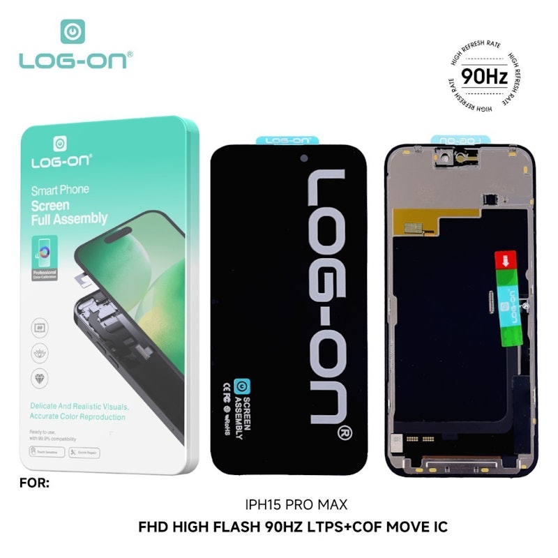 Log-On® LCD iPhone 15 Pro Max 2