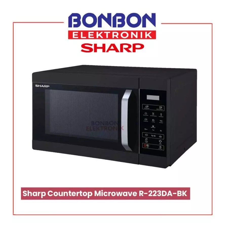 SHARP Electronics SHARP 23 Liter Stylish Designed Microwave Oven  R-223DA-BK