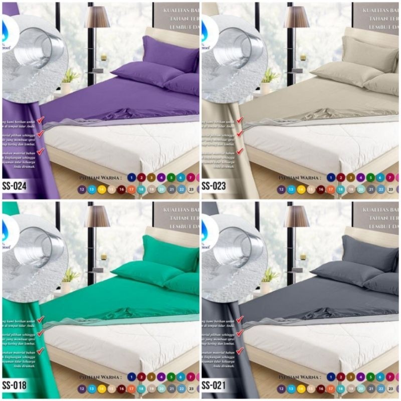Bacan Sprei Waterproof