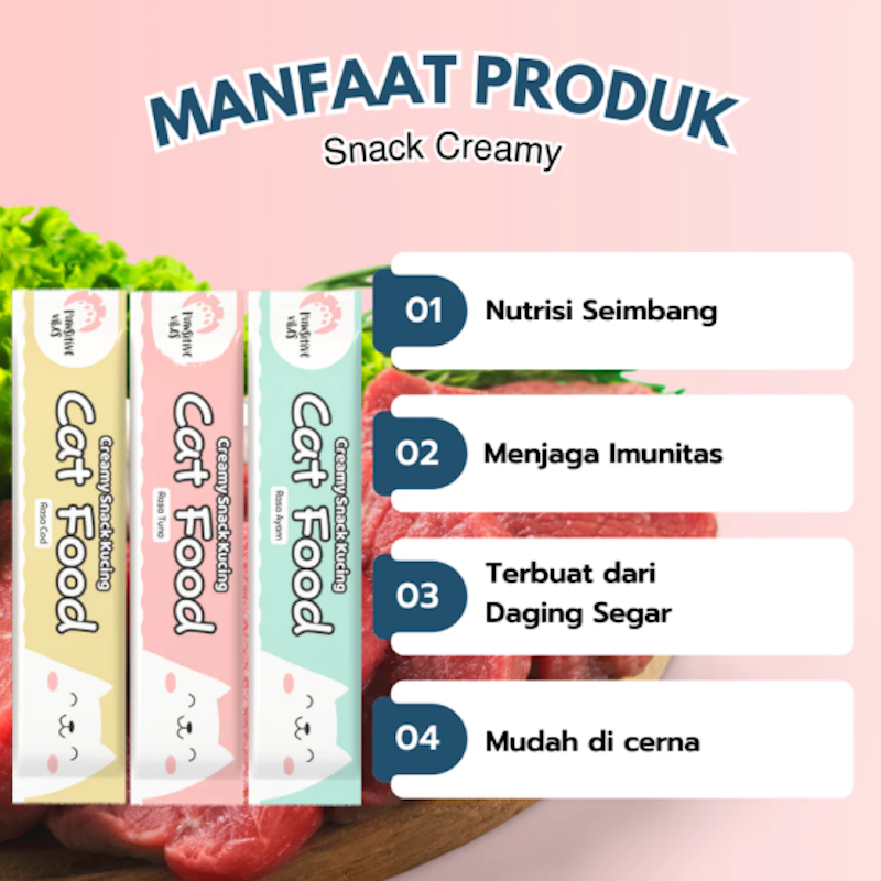 Pawsitive Vibes Creamy Snack Kucing 15 gram 2