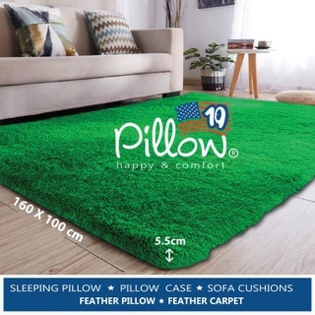 109 Pillow Karpet Bulu isi Spon Busa