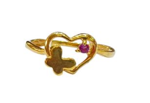 Cincin Anak Emas Asli 17K