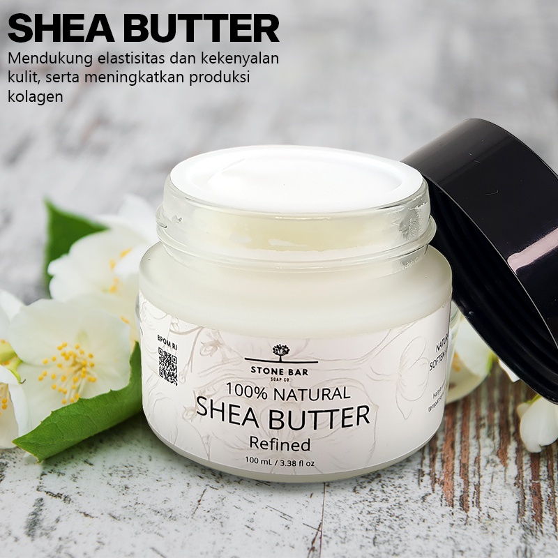 Karya Kreasi Alami Stone Bar 100% Natural Shea Butter Refined