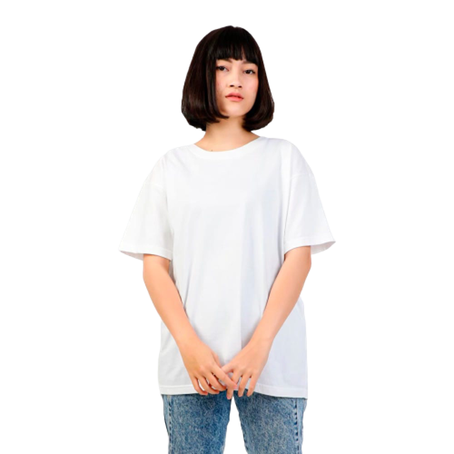 10 Rekomendasi Kaos Polos Putih untuk Wanita Terbaik  3