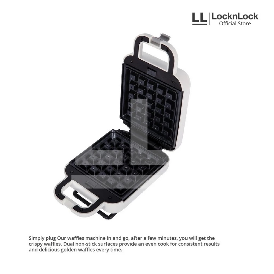 LocknLock Waffle & Sandwich Maker EJB412