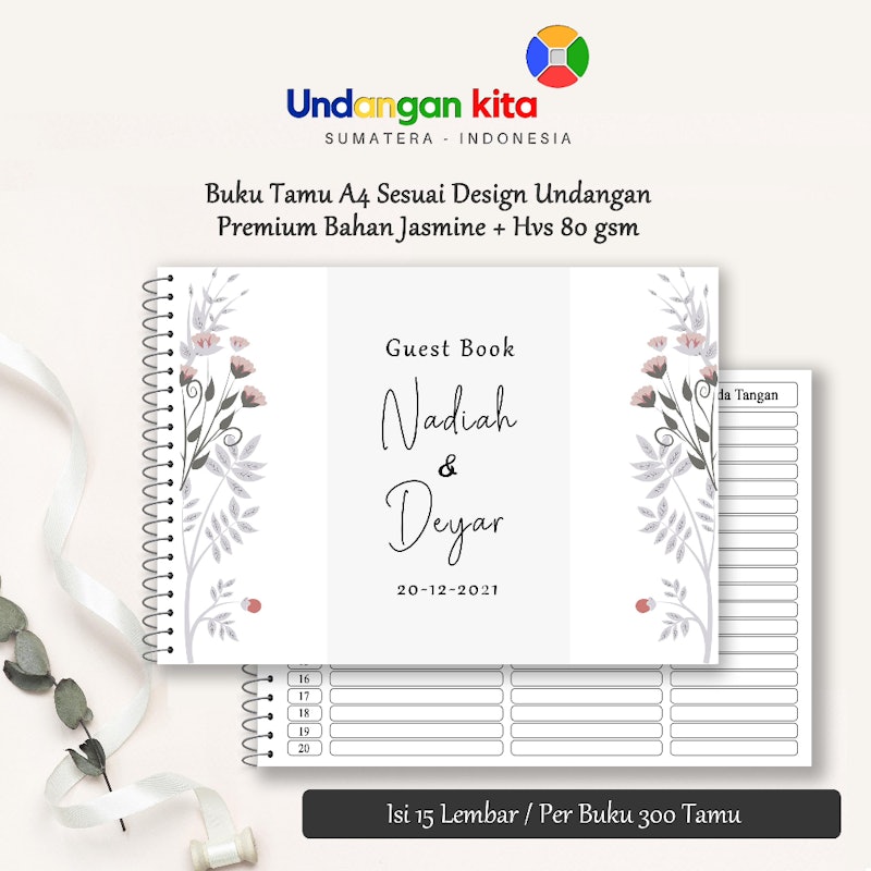 Undangan Kita Buku Tamu Softcover 4