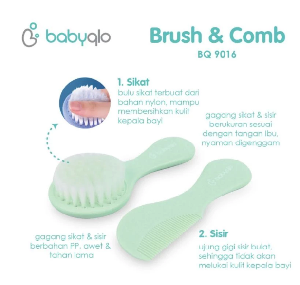 Babyqlo Brush & Comb  2