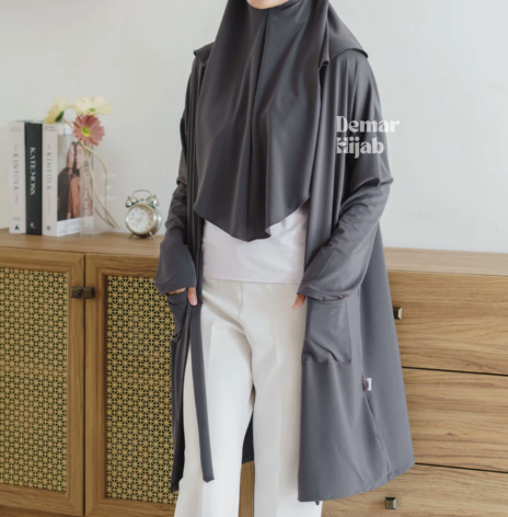 Demar Hijab Demar Hijab Gamila Hijab Cardigan Instan
