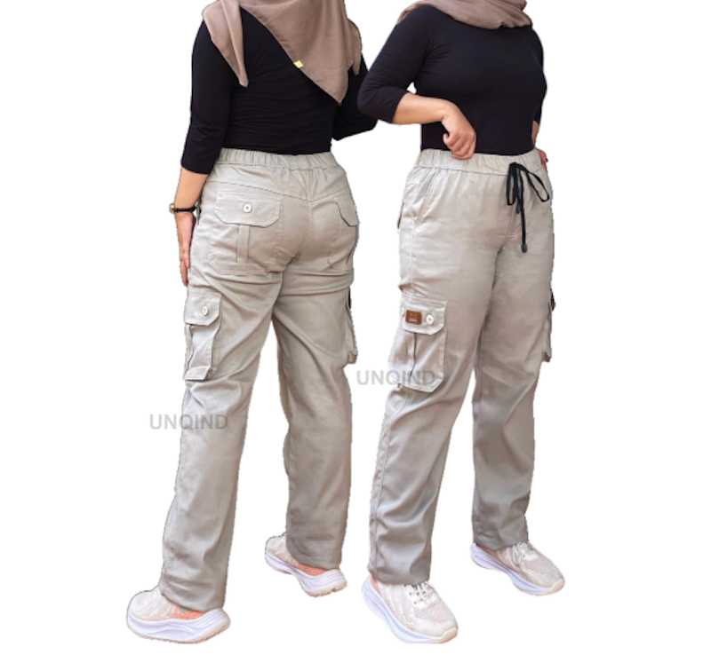 UNQIND Celana Cargo Wanita Jumbo 3