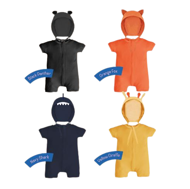 Kalale Baby Playsuit Zipper