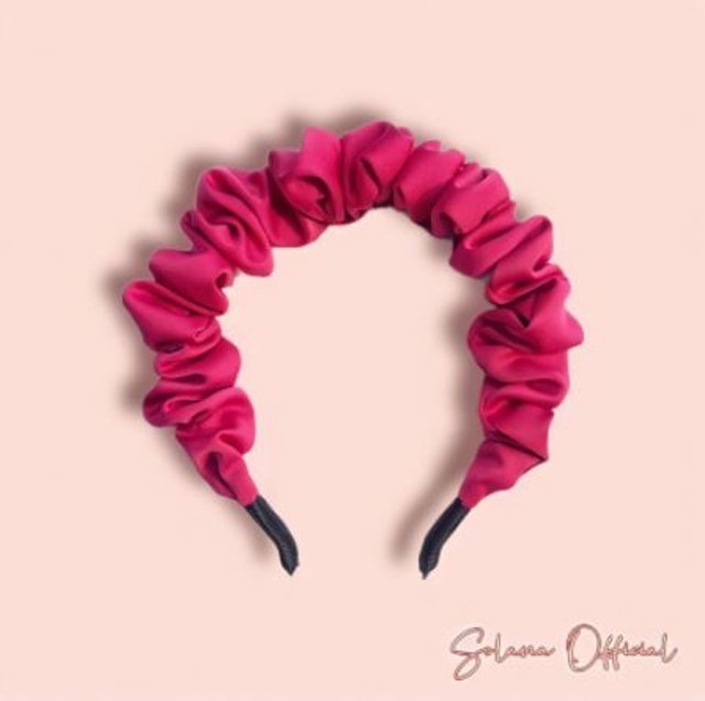 Solana Bando Scrunchie Satin