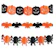 Scoop Dekorasi Halloween Garlan Kertas Jack O'Lantern 1