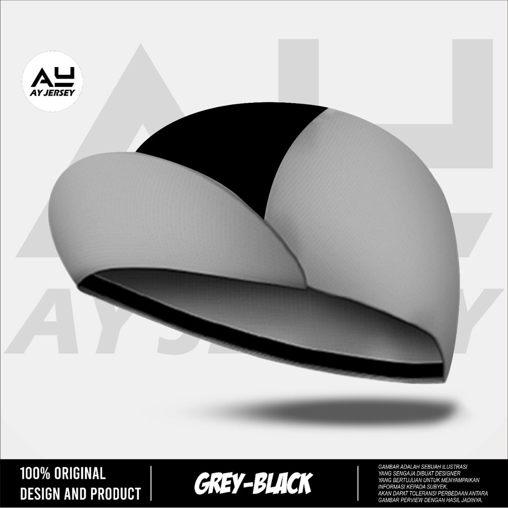 Ay Jersey Cycling Cap Goowes Black