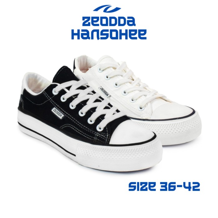 ZEODDA Hansohee Sepatu Wanita Low Black 2