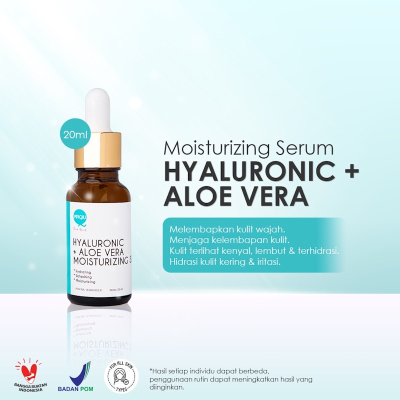 Pipiqiu Moisturizing Hyaluronic + Aloe Vera Serum 3