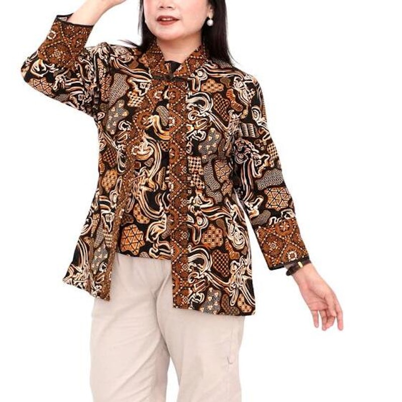 Putri Nasya Batik Primis Blouse Panjang 2
