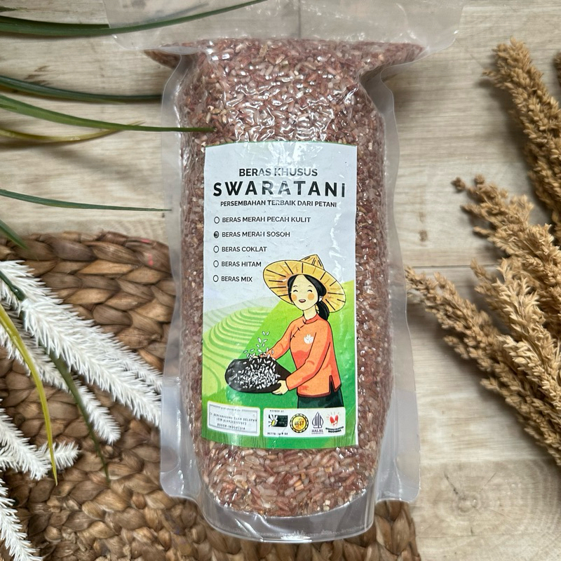 Berkahaguna Enam Delapan SwaraTani Beras Merah Organik