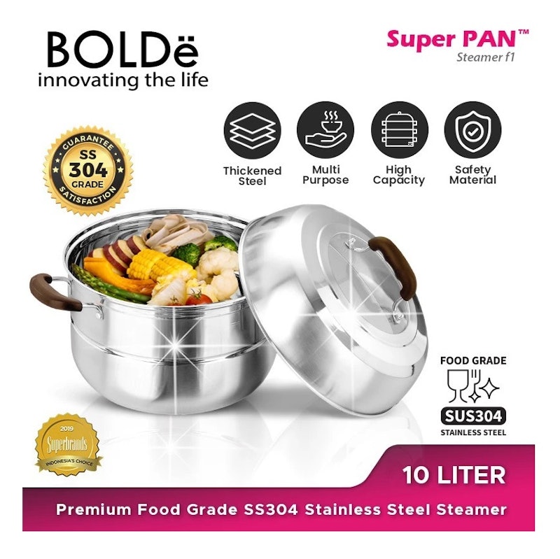 BOLDe Premium Food Grade Stainless Steel Steamer 2
