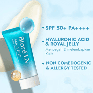 KAO Indonesia Biore UV Aqua Rich Watery Essence with Micro Defense SPF 50+ PA++++