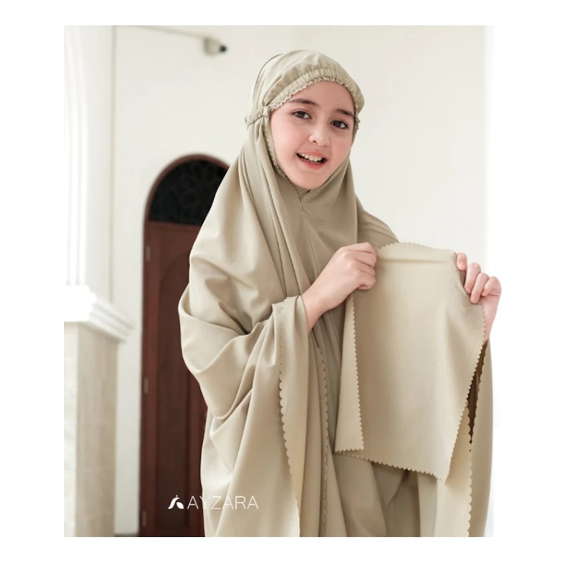 Ayzara Mukena Anak Lite Polos Ataya Series 2