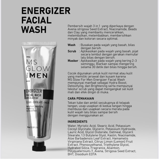 MS GLOW Energizer Facial Wash
