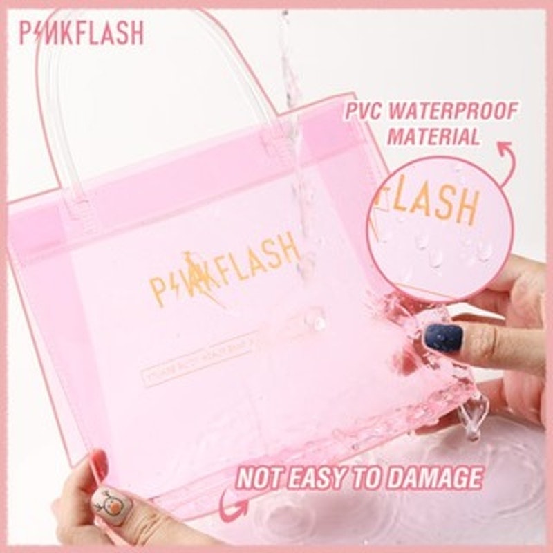 Waterproof PVC Pink Hand Bag 3