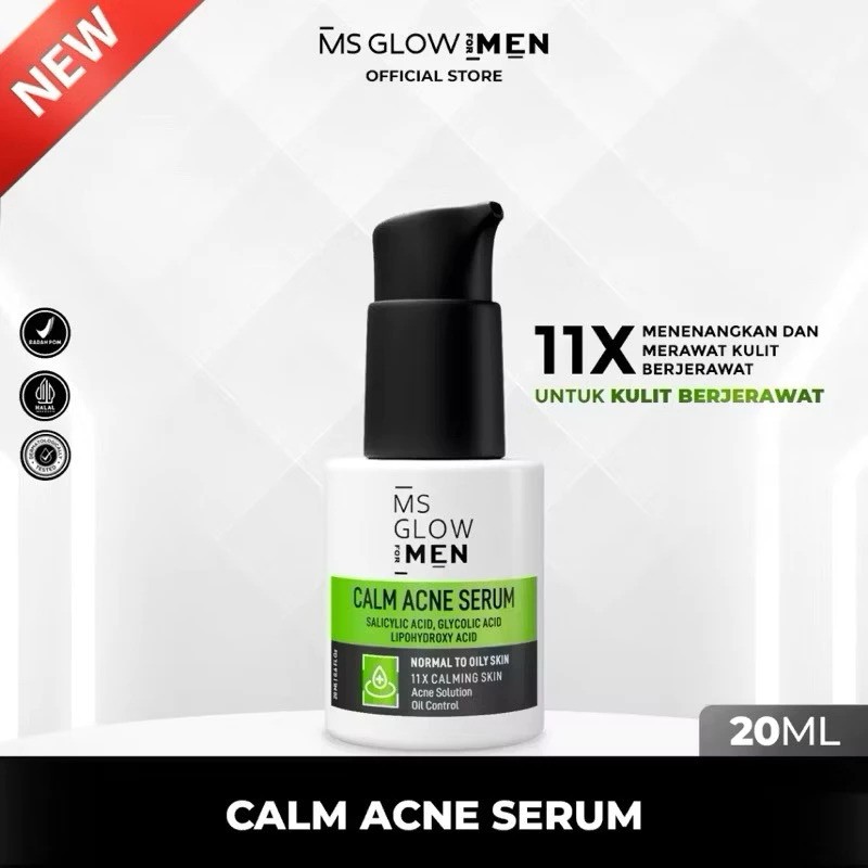 Kosmetika Cantik Indonesia MS Glow For Men Calm Acne Serum