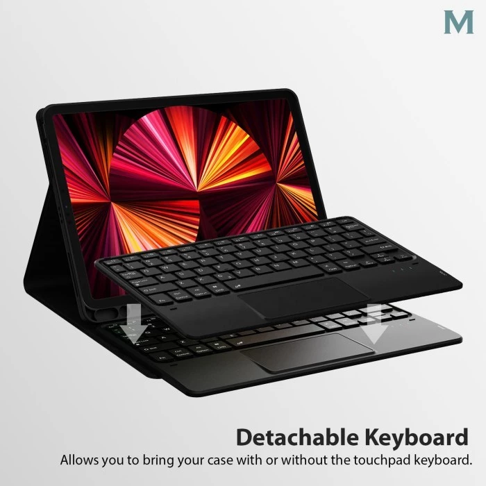 Mils Technologies Mils Technologies Touchpad Keyboard Case for iPad 7/8/9