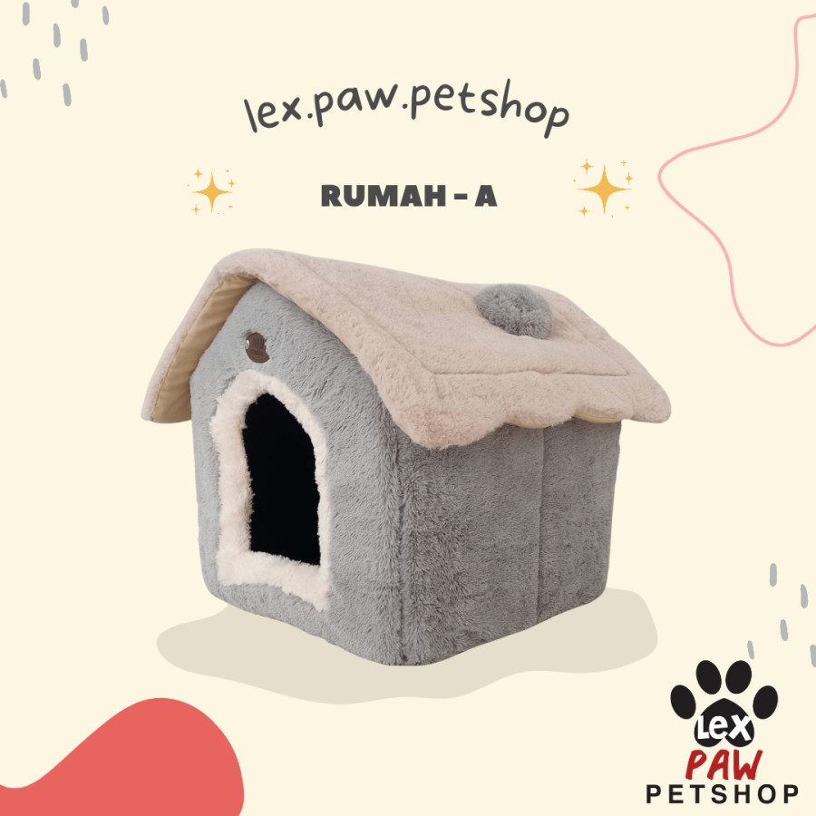 Kasur Kucing Bentuk Rumah