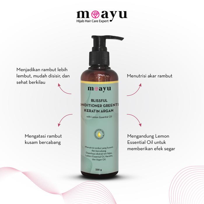 Mozlima Cantika Moayu Refreshing Green Tea Keratin Argan Shampoo