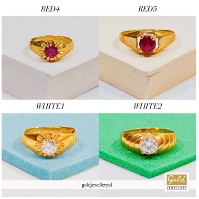 Gold Jewellery Cincin Bayi Emas Kuning Kadar 700 16K