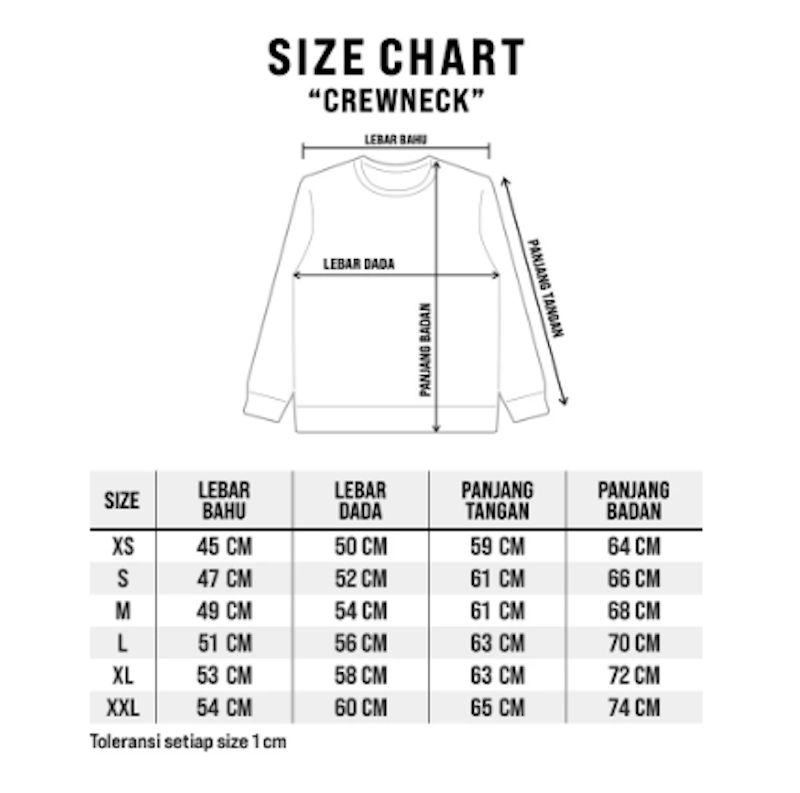 Aerostreet Crewneck Spektrum Hitam 5