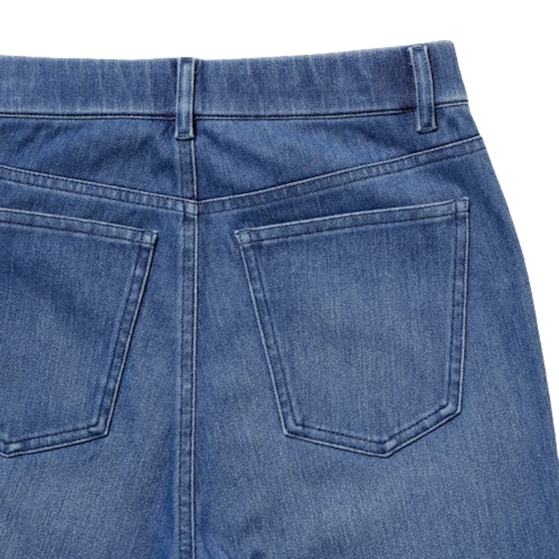 Celana Legging Crop High Rise Denim Ultra Stretch 5