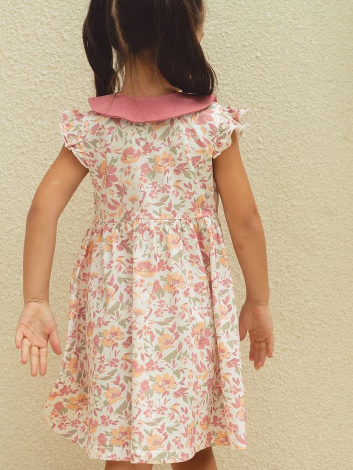 Hypefast Karya Nusantara  Bohopanna Ruffle Collar Dress 