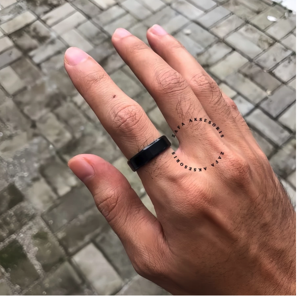 Zafa Cincin Titanium Smooth