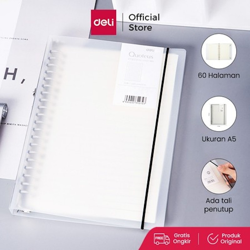 Deli Binder Loose-Leaf Notebook A4 2