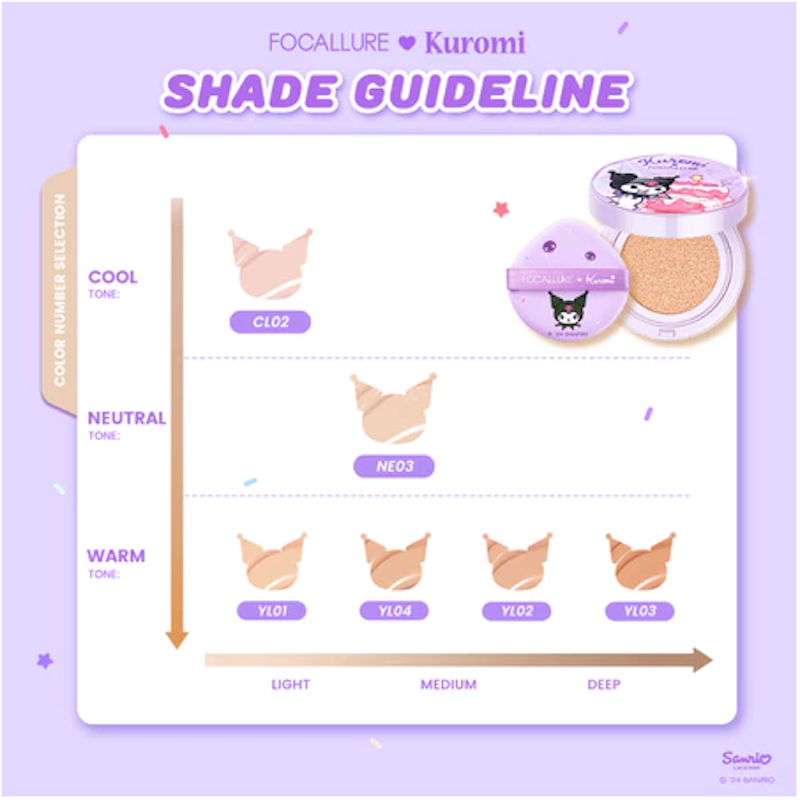 Sanrio Matte Cushion Poreless Lightweight 4