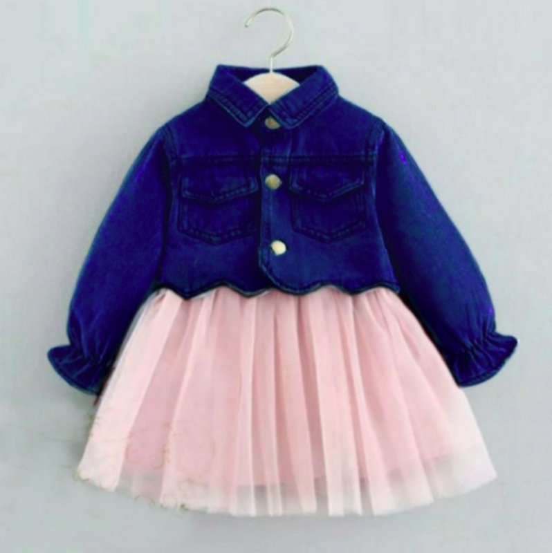 Jaket Denim Wash & Rok Tutu Mini Set 5