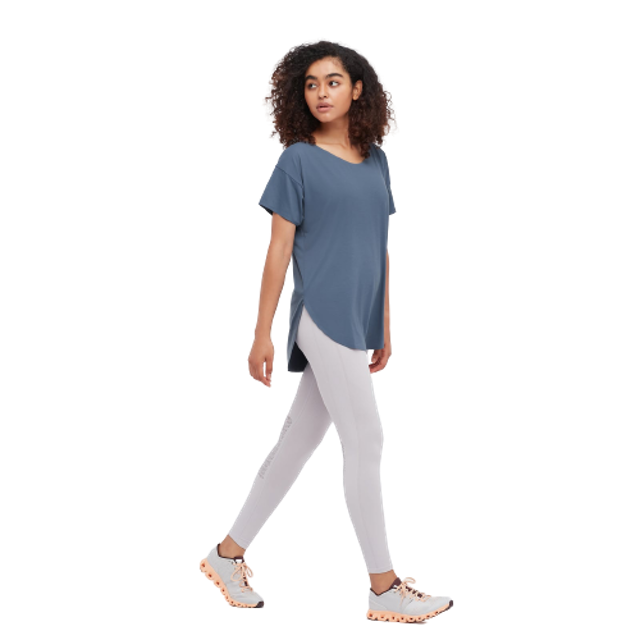 Women AIRism T-Shirt Panjang Seamless V Neck 2