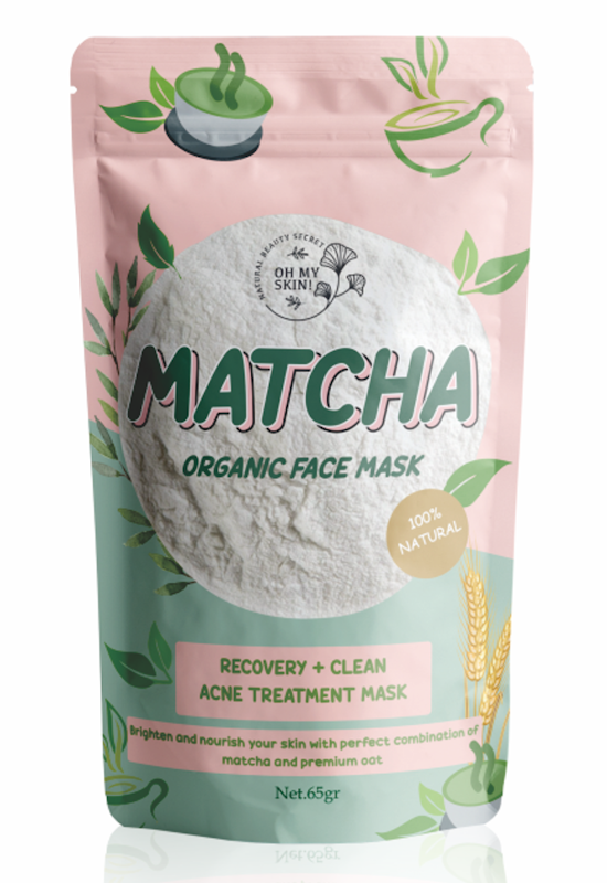 Matcha Organic Face Mask 1