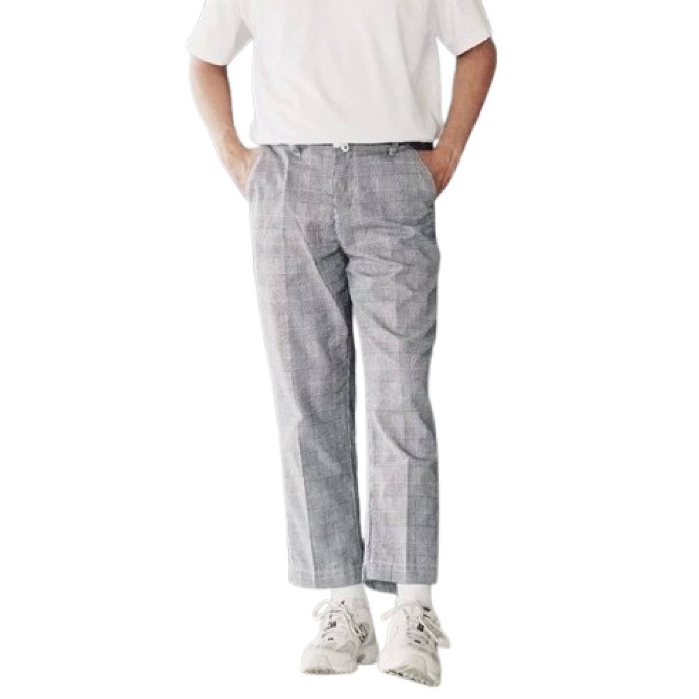 HIGHTY Menswear Highty Thom Plaid Ankle Trousers