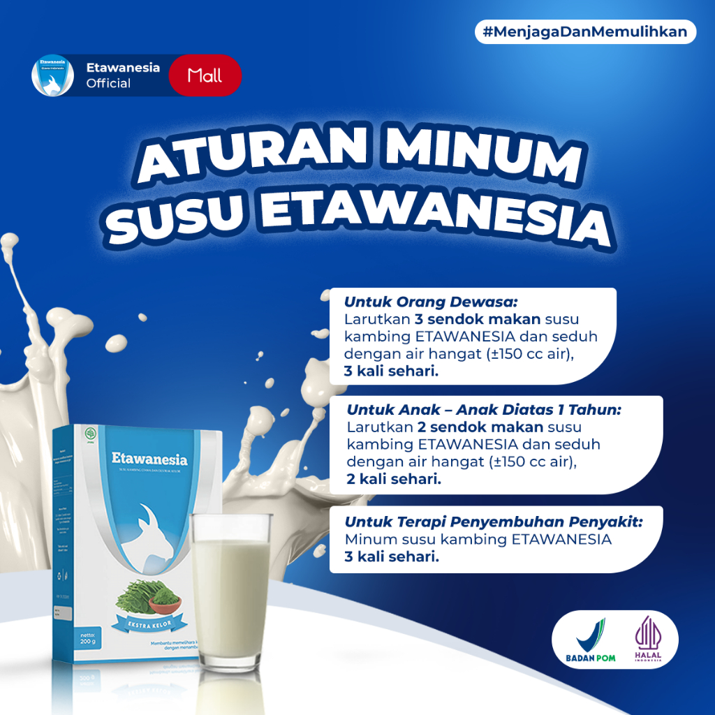 Bumi Wijaya Etawanesia Etawa Biru + Ekstrak Moringa
