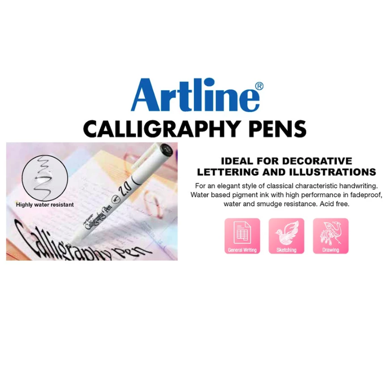 Shachihata Artline Calligraphy Pen 1 mm EK-241