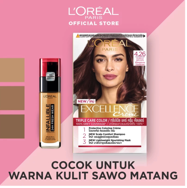 L’Oréal L’Oréal Paris Excellence Créme 4.26 Purple Brown