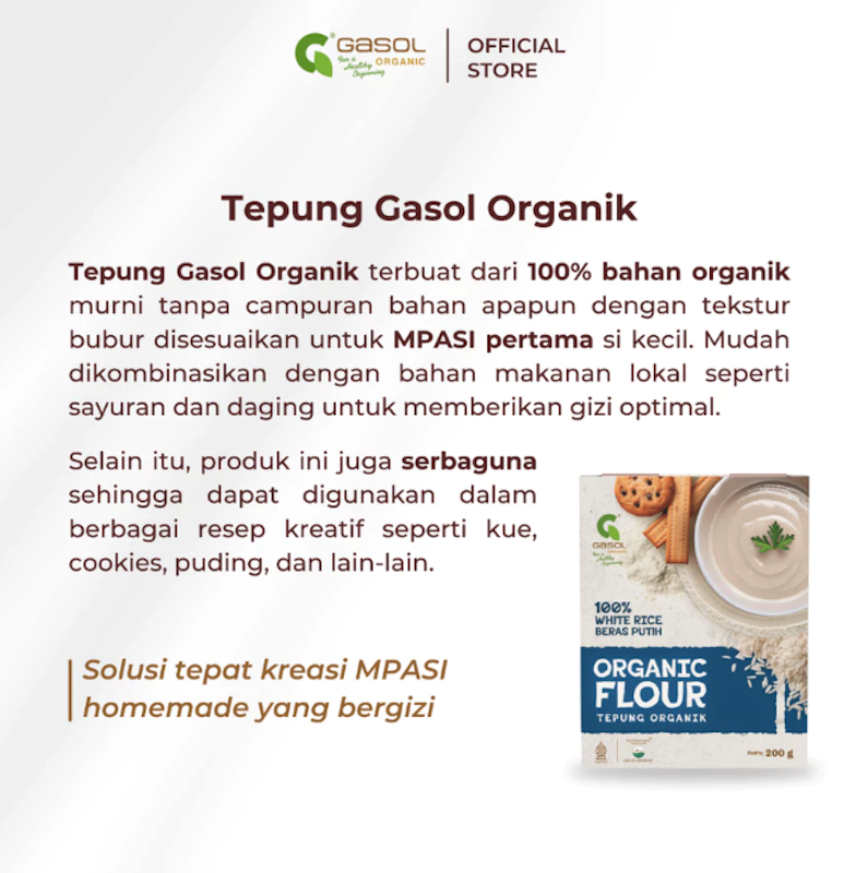 Gasol White Rice Organic Flour 2