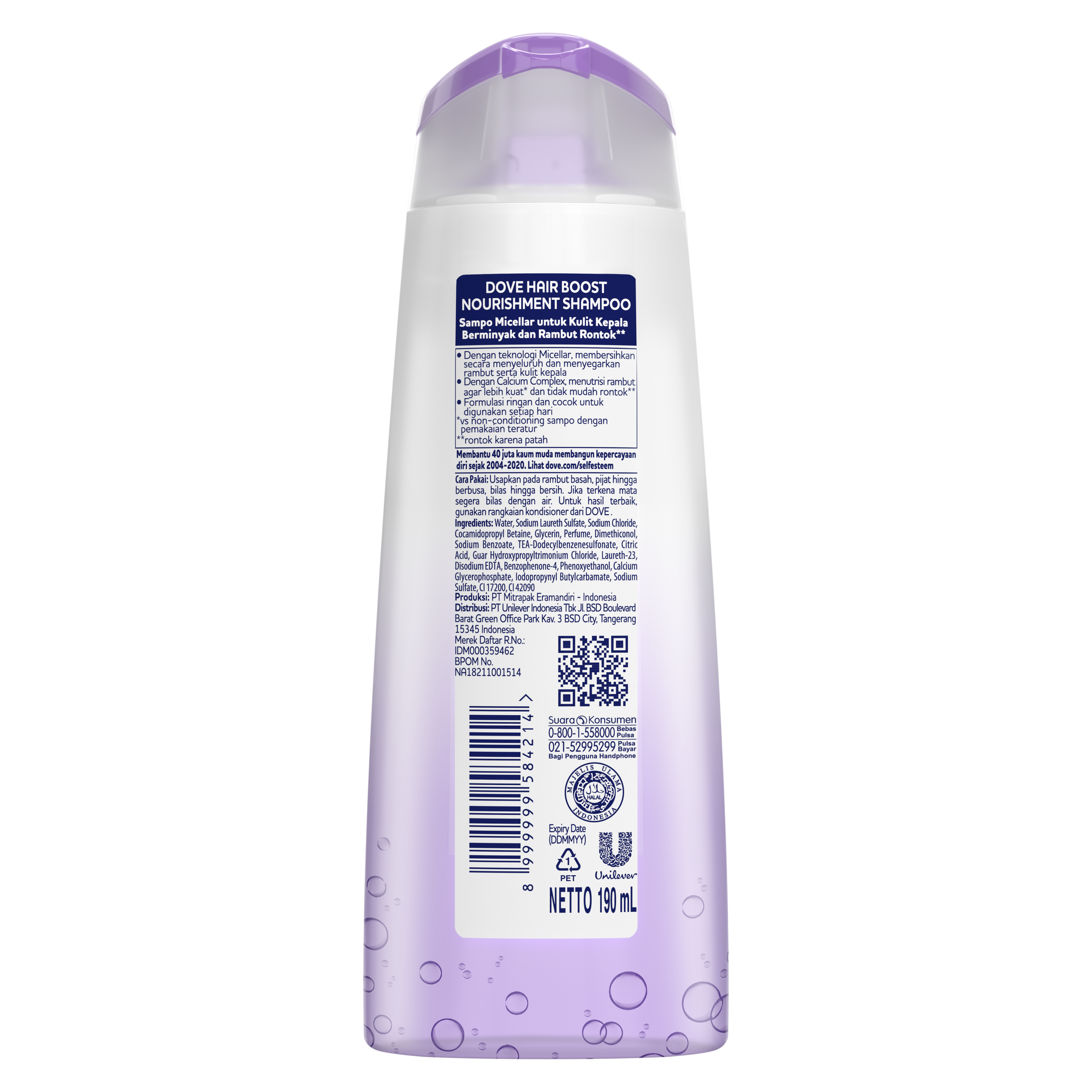 Dove Hair Boost Nourishment Micellar Shampoo