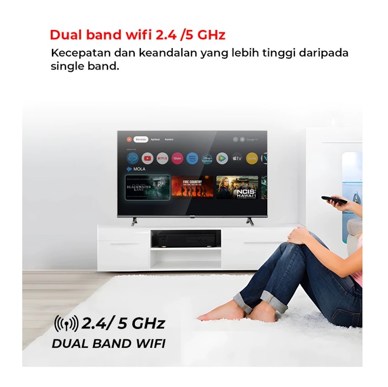 50" Smart Google TV 4K UHD 2